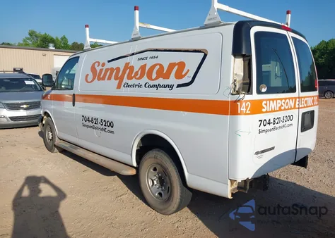 2018 Chevrolet Express 2500 Work Van from USA, damaged, VIN 1GCWGAFG7J1906173